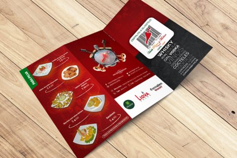 Diseño carta de menú para ” Verde Pintón y Maduro”